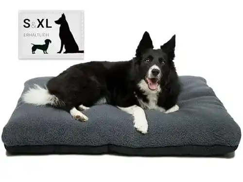 Hundekissen Zollner Hundebett 67×90 cm waschbar grau