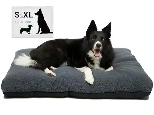 Hundekissen Zollner Hundebett 67×90 cm waschbar grau
