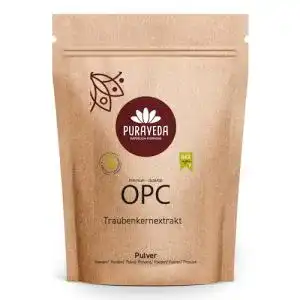OPC Pulver Puraveda Traubenkernextrakt 100g mit 95% OPC