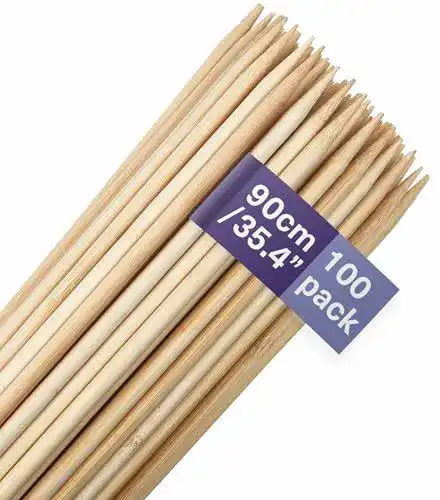 Stockbrot-Stöcke Bramble MATANA 100 Stück XXL Holzspieße