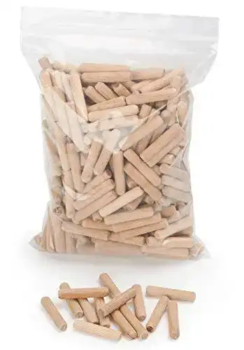 Holzdübel Wfix 6 mm x 30 mm Riffel 400er Packung aus Buche