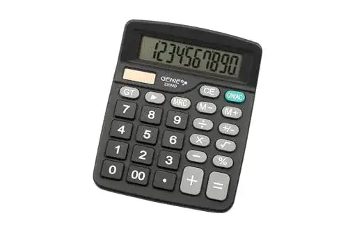Tischrechner Genie 220 MD 10-stellig für Büro und Schule