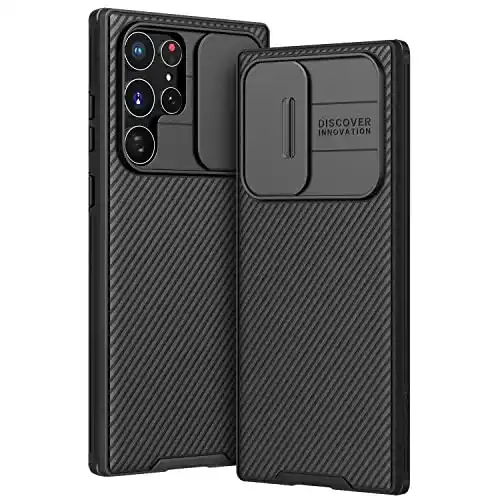 Aroyi Schutzhülle für Samsung Galaxy S22 Ultra 5G – Schwarz