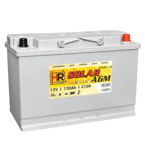 AGM-Batterie 120Ah HR Solar 12V 120Ah Versorgungsbatterie für verschiedene Anwendungen