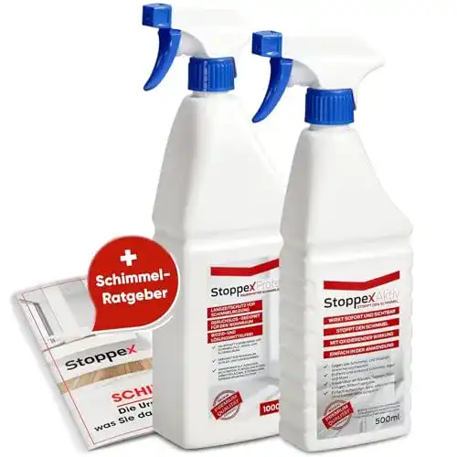 Fugenreiniger für das Bad – Stoppex Schimmelentferner-Set 1,5 l