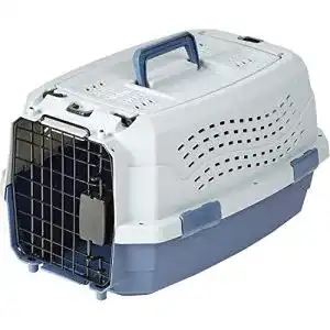 Hundebox Kunststoff von Amazon Basics Transportbox für Hunde