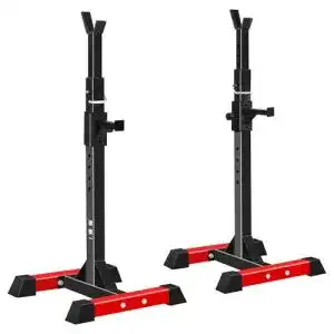 Hantelablage ISE Squat Rack mit Höhenverstellung für Langhanteltraining