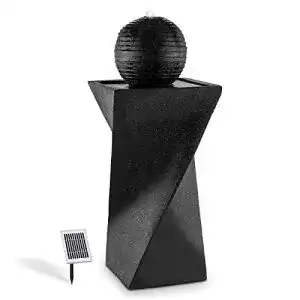 Solar-Gartenbrunnen Blumfeldt Schönbrunn mit LED-Beleuchtung