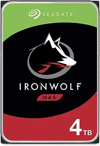 Seagate IronWolf 4TB HDD für NAS-Systeme, interne Festplatte 3,5 Zoll