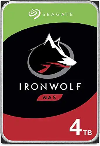 Seagate IronWolf 4TB HDD für NAS-Systeme, interne Festplatte 3,5 Zoll