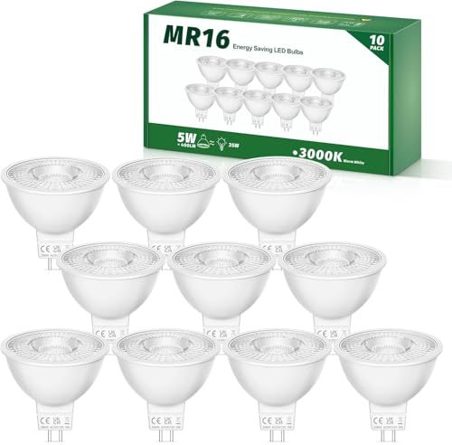 MR16 LED Lampe GU5.3 12V 5W Warmweiß 3000K – Energieeffizient und langlebig