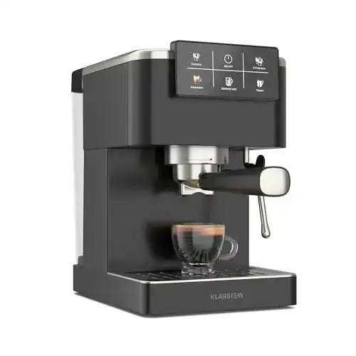 Klarstein SteelPresso Touch Espressomaschine mit 20-Bar Druck