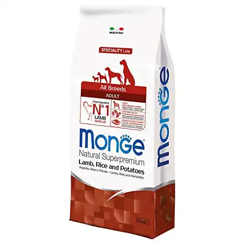 Monge Hundefutter Natural Superpremium Adult Lamb für erwachsene Hunde