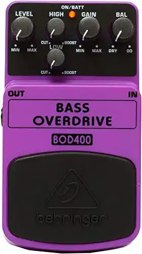 Behringer Bass Overdrive Pedal BOD400 für E-Bass