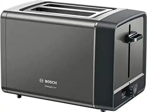 Bosch Toaster DesignLine TAT5P425DE Kompakt mit Brötchenaufsatz
