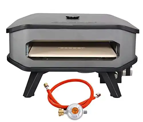 Pizzaofen Gas Cozze 13 Zoll mit Thermometer und Pizzastein