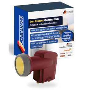 Schwaiger Quattro LNB digital Sun Protect für 4 Teilnehmer