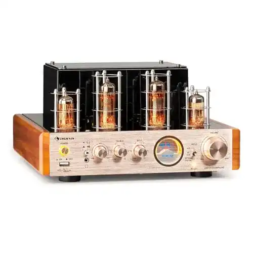 Röhrenverstärker Auna Amp VT HiFi-Verstärker mit 2x35W RMS und Bluetooth