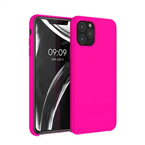 Kwmobile Hülle für Apple iPhone 11 Pro – Silikon Handy Case in Neon Pink