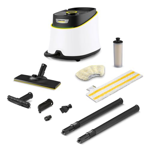 Kärcher Dampfreiniger SC 3 Deluxe mit Bodenreinigungsset und Zubehör