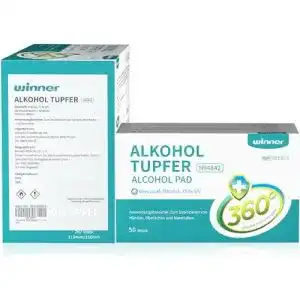 Alkoholtupfer Winner Medical 150 Stück 75% Ethanol, 4-lagig