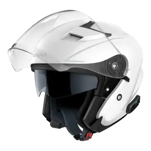 Jethelm mit Bluetooth Sena Outstar S Smart Jethelm mit integrierter Technologie