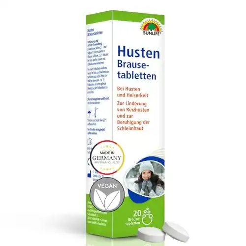 Mittel gegen Reizhusten – Sunlife Husten Brausetabletten