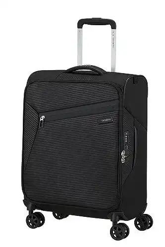 Samsonite Litebeam Handgepäck Spinner S, 55 cm, 39 L, Schwarz