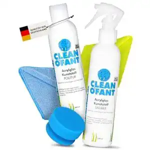 Kunststofffenster-Reiniger Cleanofant für Acrylglas und Kunststoff
