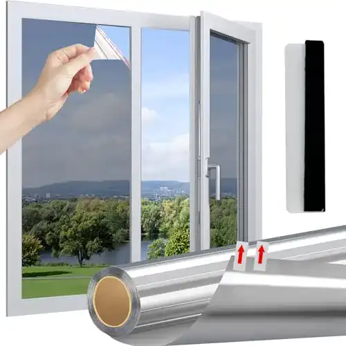 Sonnenschutzfolien Linarun Spiegelfolie für Fenster und Sichtschutz