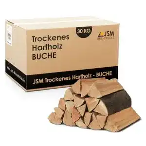 Brennholz JSM-Brennholz 30kg aus 100% Buche, ofenfertig, Scheitlängen