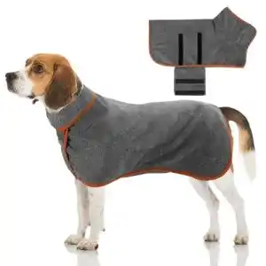 Hundebademantel Jostift aus Mikrofaser für Hunde