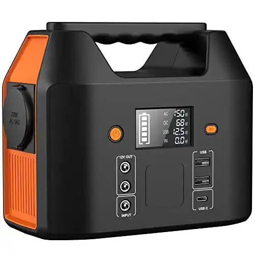 SinKeu Tragbare Powerstation mit 99Wh und 150W AC-Ausgang