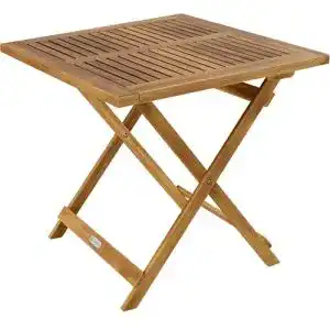 Gartentisch aus Holz von Casaria für Balkon und Garten