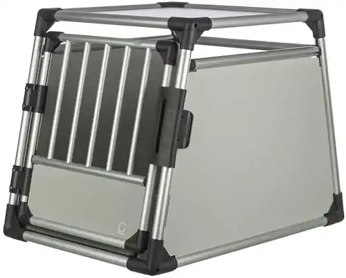 Aluminium Hundetransportbox von TRIXIE für sicheren Transport