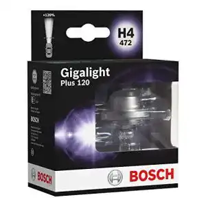 Bosch H4 Plus 120 Gigalight Lampen 12V für verbesserte Sicht