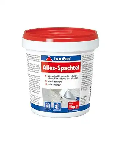 Baufan Alles-Spachtel Weiß 1kg für Ausbesserungen