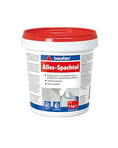 Baufan Alles-Spachtel Weiß 1kg für Ausbesserungen