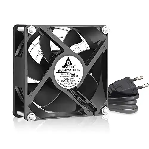 80 mm GDSTIME EC Lüfter 230V für PC und Computer