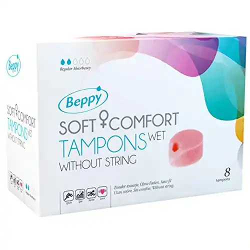 Beppy WET Soft-Tampons, 8 Stück hygienisch verpackt