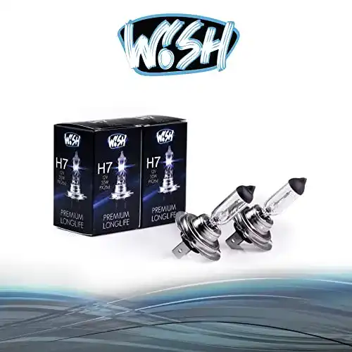 H7 Halogenlampen 12V 55W PX26d im Doppelpack von Wish