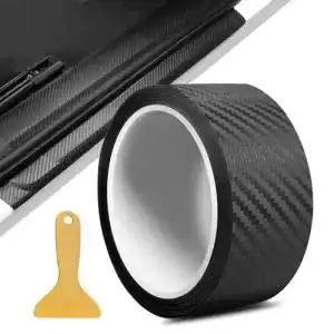 Ladekantenschutzfolie Gaoduanluoluo Carbonfolie, 3D Selbstklebend