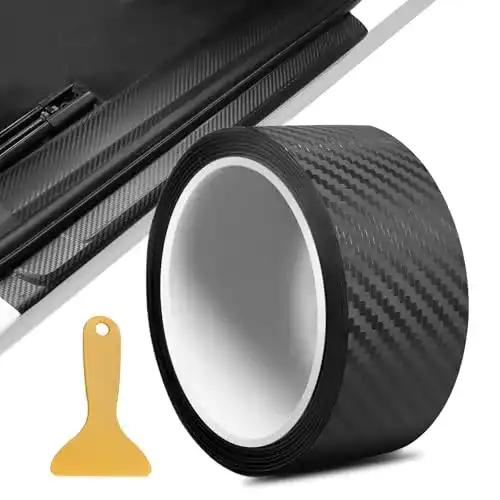 Ladekantenschutzfolie Gaoduanluoluo Carbonfolie, 3D Selbstklebend