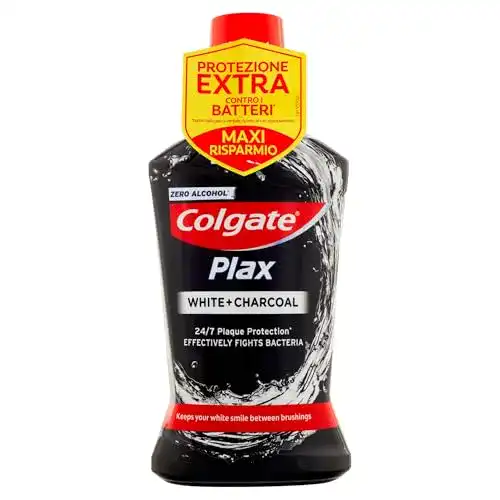 Colgate Plax Carbon und White Mundspülung Bipack, alkoholfrei