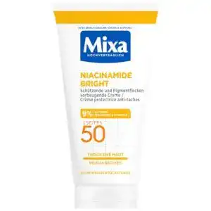 Mixa Gesichtscreme mit LSF 50 zum Schutz vor Pigmentflecken