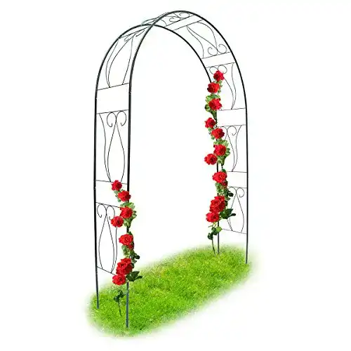 Rosenbogen Relaxdays Rankbogen 233 x 153 x 39 cm für Garten