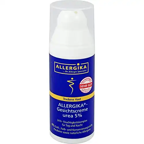 Urea Gesichtscreme Allergika 5% 50 ml für trockene Haut