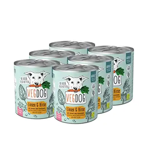 Vegetarisches Hundefutter von VEGDOG – Veganes Nassfutter für Erwachsene