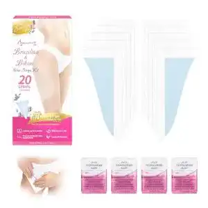 Kaltwachsstreifen für Bikinizone von Beauty7 – Haarentfernung für empfindliche Haut