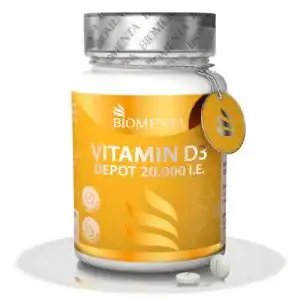 Vitamin D3 Tabletten von BIOMENTA, 120 Stück mit 20.000 IU
